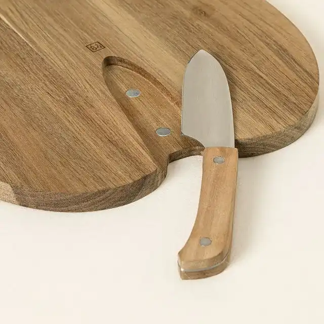 Monstera Cheese Board & Knife